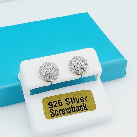 14K Gold Plated 925 Sterling Silver CZ Beautiful Earrings for Women, 1U… - Picture 5 of 11